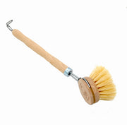 Tampico Dish Brush Wood Handle Natural Bristles