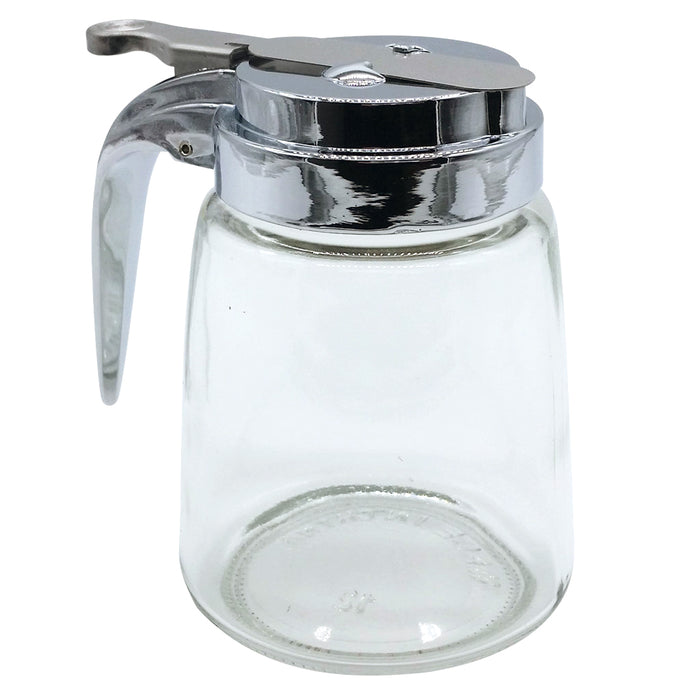 Syrup Dispenser and Pourer, Glass 8 Ounce