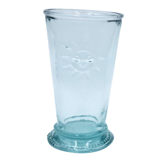 tinted green glass tuscan sun 8 ounce glass drink tumbler