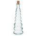Glass bottle with cork for oil or decoration 10 ounce capacity
