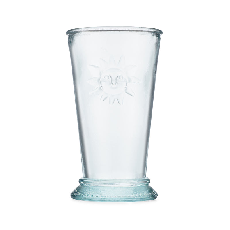 Tuscan Sun Green Glass Long Drink 8 Ounce, 6 pack