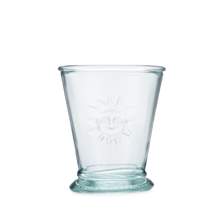 Vaso de vidrio verde Tuscan Sun, 7 onzas, paquete de 6