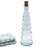 Green Glass Bottle with Cork, Rings - 10 oz Capacity