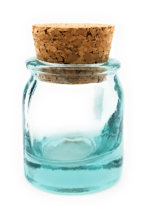 Green Glass Bottle with Cork Stopper, Multi-Pack