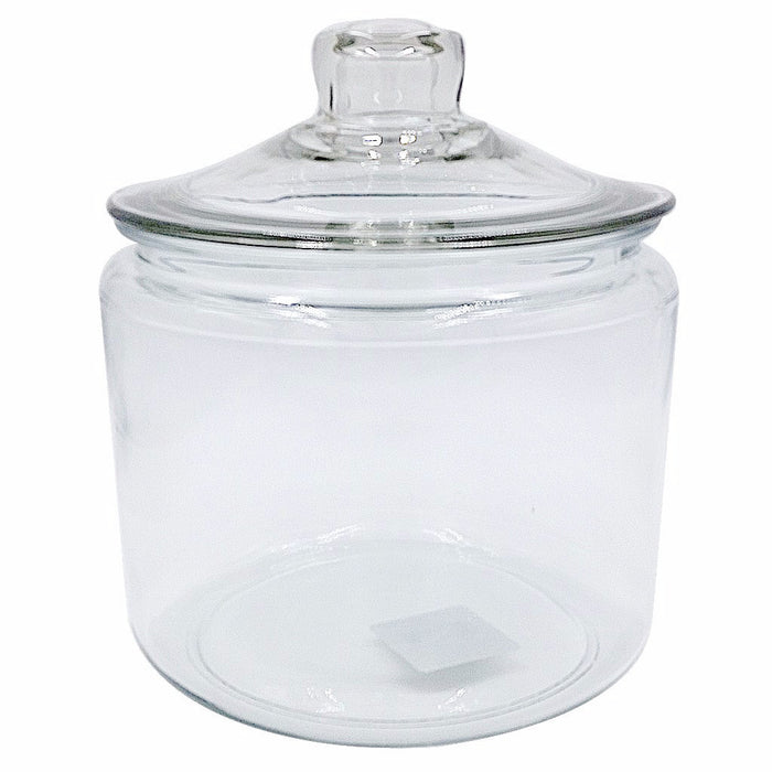Anchor Hocking Glass Heritage Jar with Lid Half Gallon