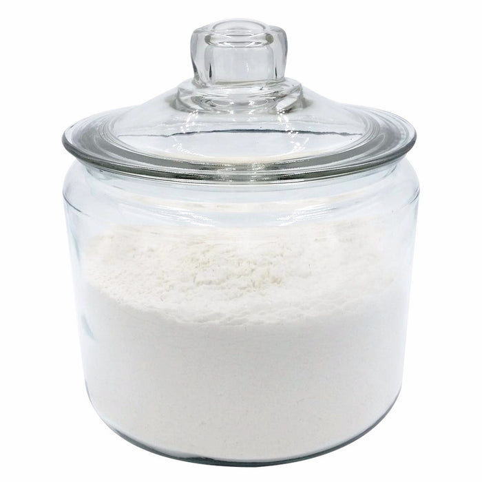 Glass Heritage Jar with Glass Lid Clear