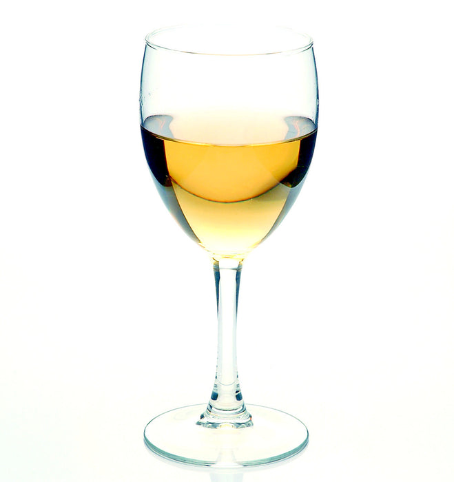 Copa de vino blanco clásica, transparente, 8,5 onzas