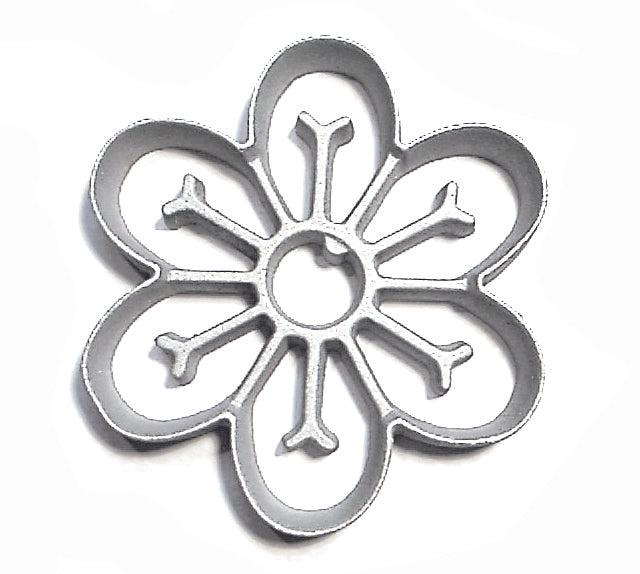 Kitchen Supply 70980 Moule à biscuits Bunuelos Rosette, grande marguerite 5 pouces de diamètre x 0,8 pouce D