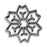 2 in 1 Snowflake Rosette Iron Bunuelos Sopadillas Mold