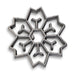 2 in 1 Snowflake Rosette Iron Bunuelos Sopadillas Mold