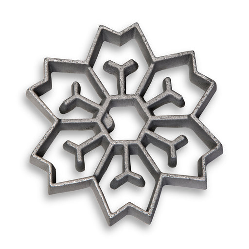Rosette Iron Bunuelos Cookie Mold, 2-in-1 Snowflake