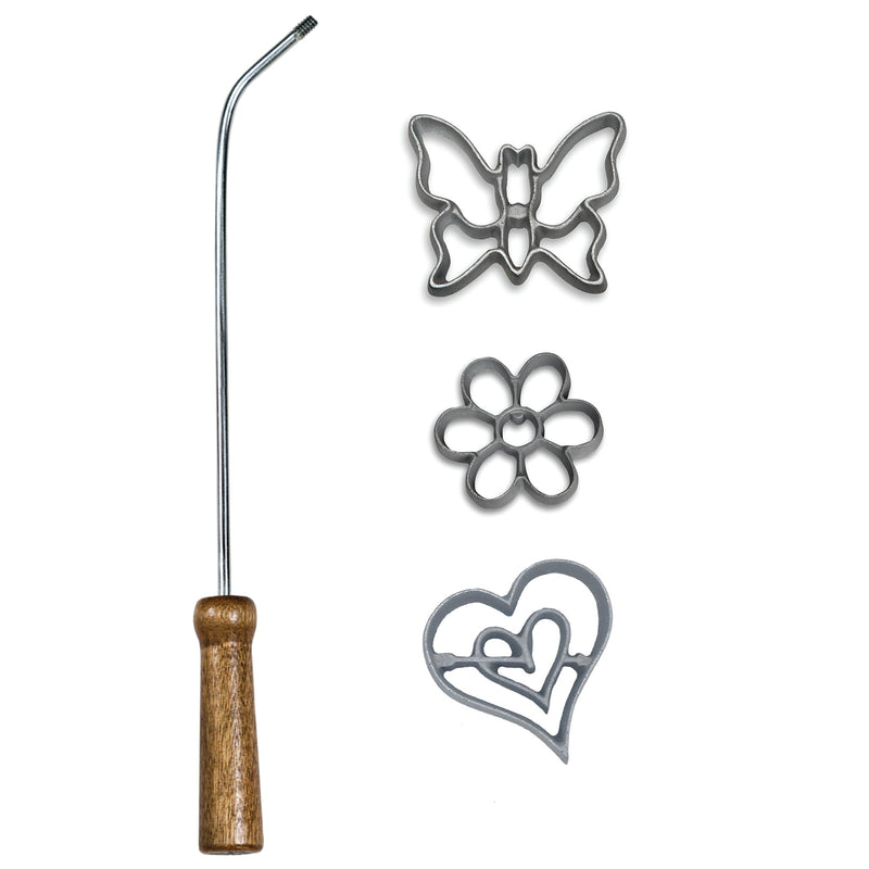 Rosette Mold Sets with Handles BY KITCHEN SUPPLY