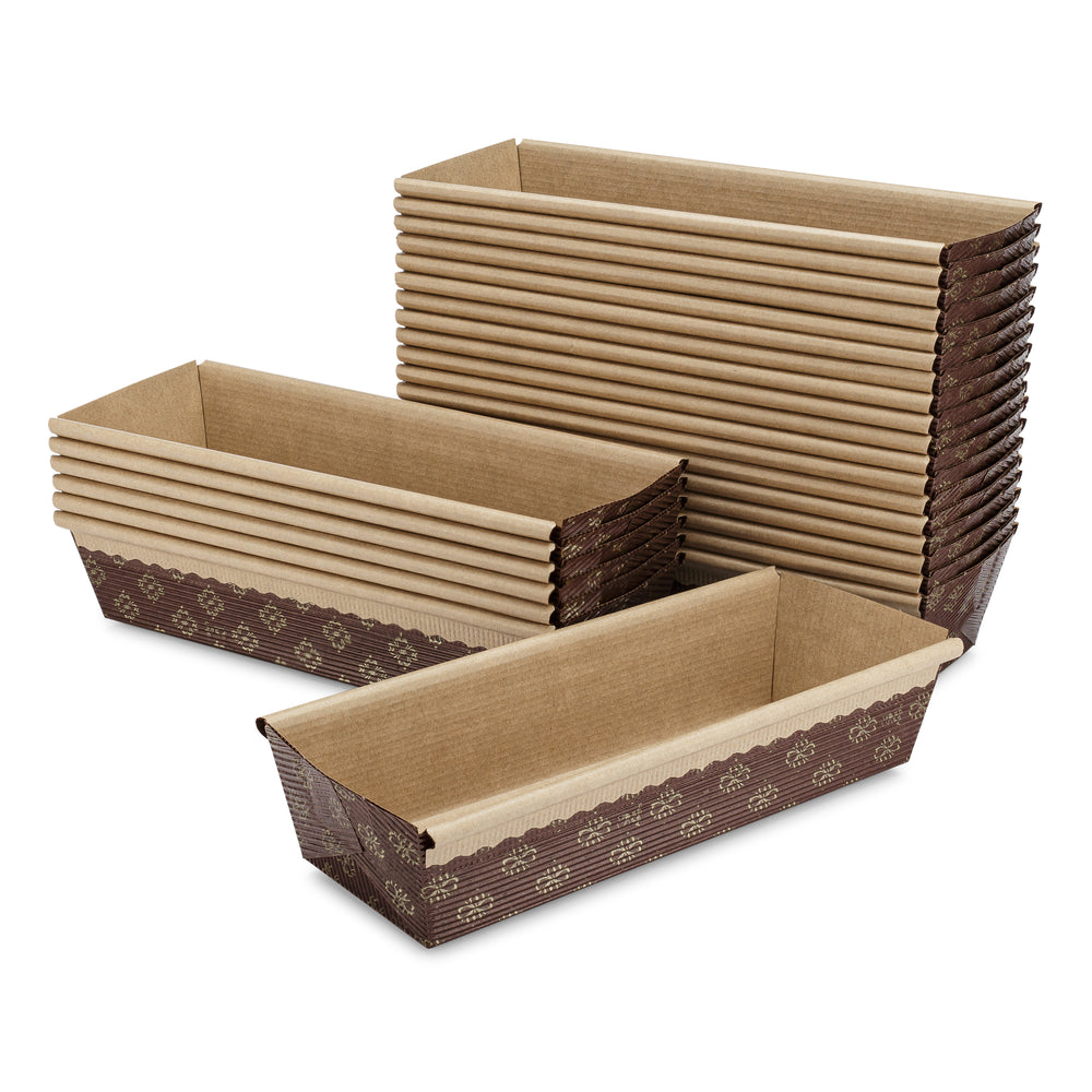 Paper disposable loaf pans from Italy by Kitchen Supply Wholesale