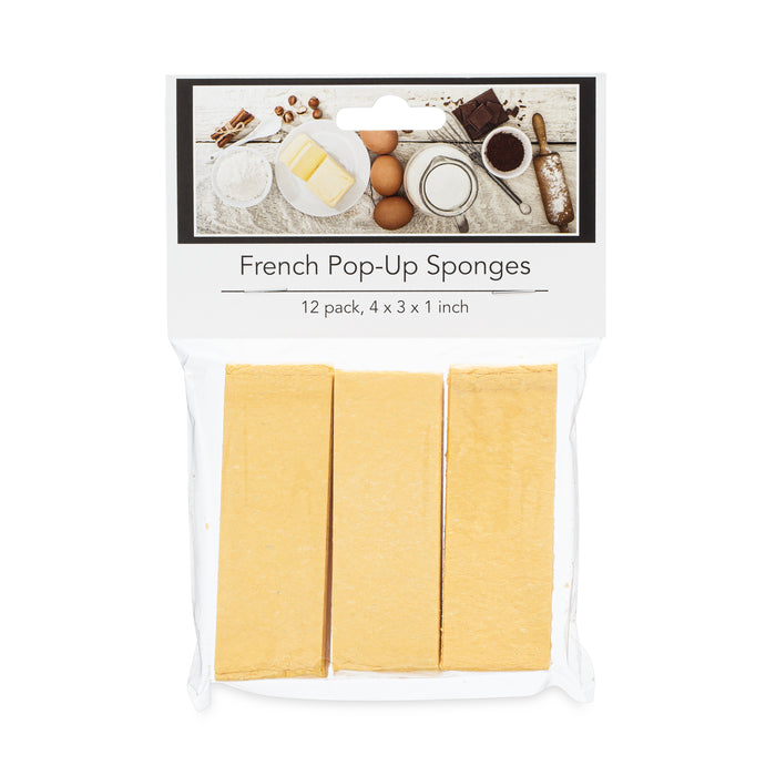 French Pop-Up Sponge - 12 Pack