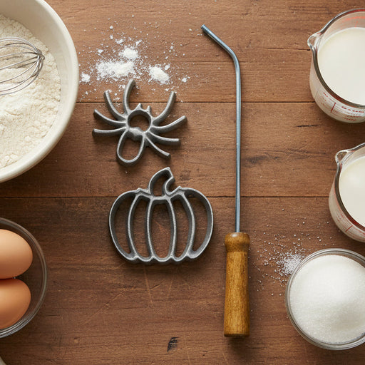 Rosette Bunuelos Mold Set with Handle, Halloween Set Rosette Irons from Kitchen Supply