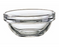 Stackable Glass Bowls 4.75 Inch Diameter, Set of 6