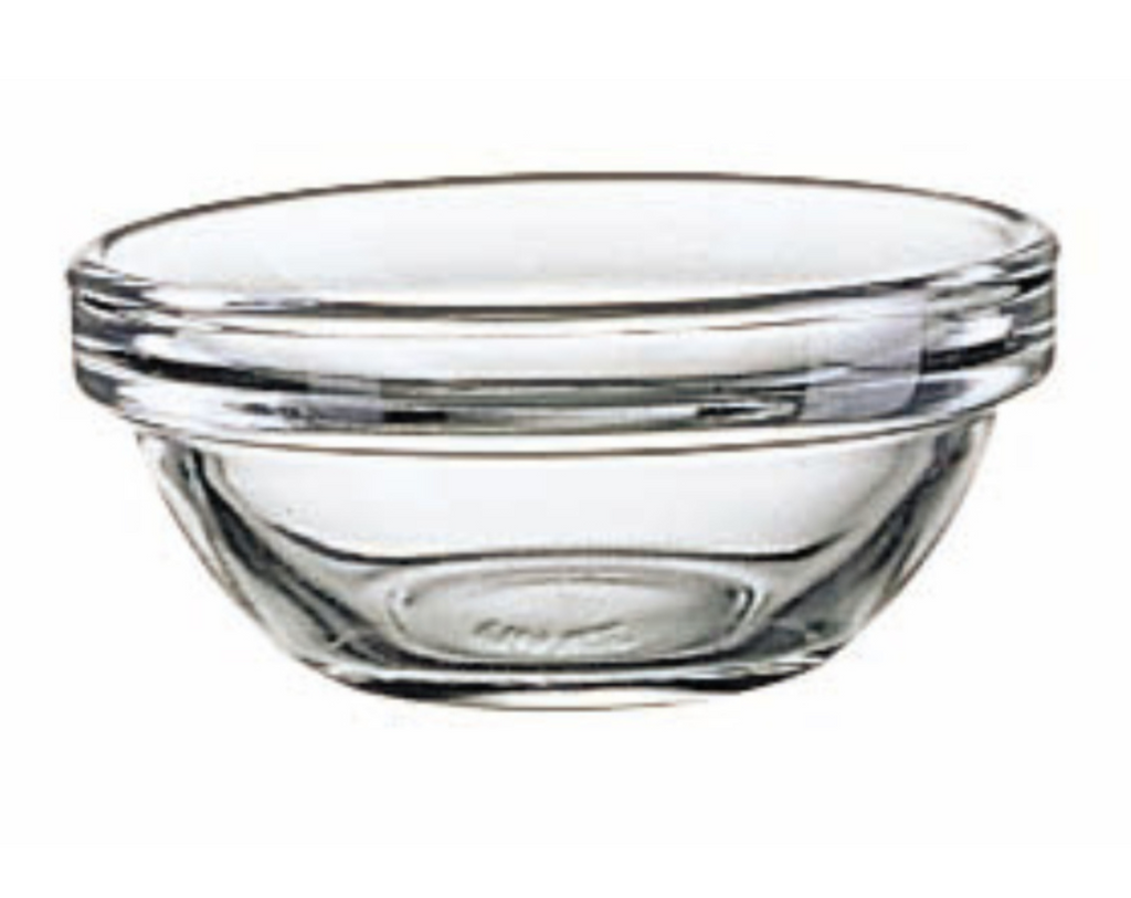Stackable Glass Bowls 3 Inch Diameter, Set of 6 — Kitchen Supply Wholesale